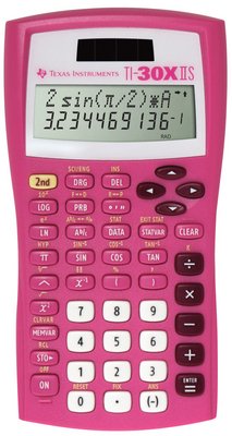TI30XIISPINK - Description : TI-30XIIS Scientific Calculator, Pink - TI-30XIIS Scientific Calculator - Each