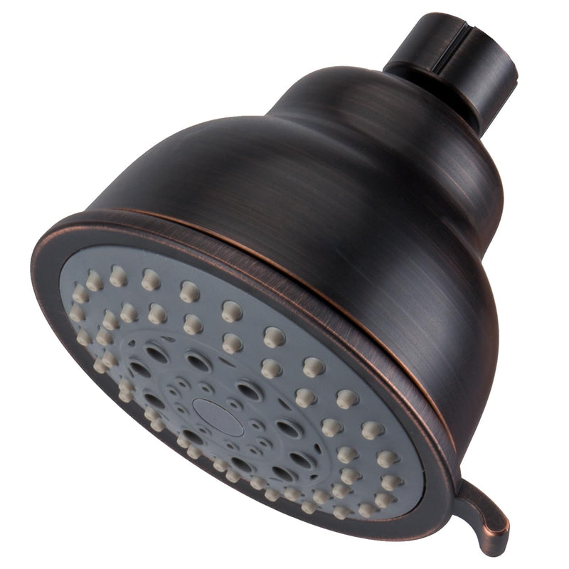 Voolan High Pressure Shower Head - 5 Function Rain Shower Head - Comfortable Shower Experience Even at Low Water Flow - Oil-Rubbed Bronze showerhead Oil Rubbed Bronze