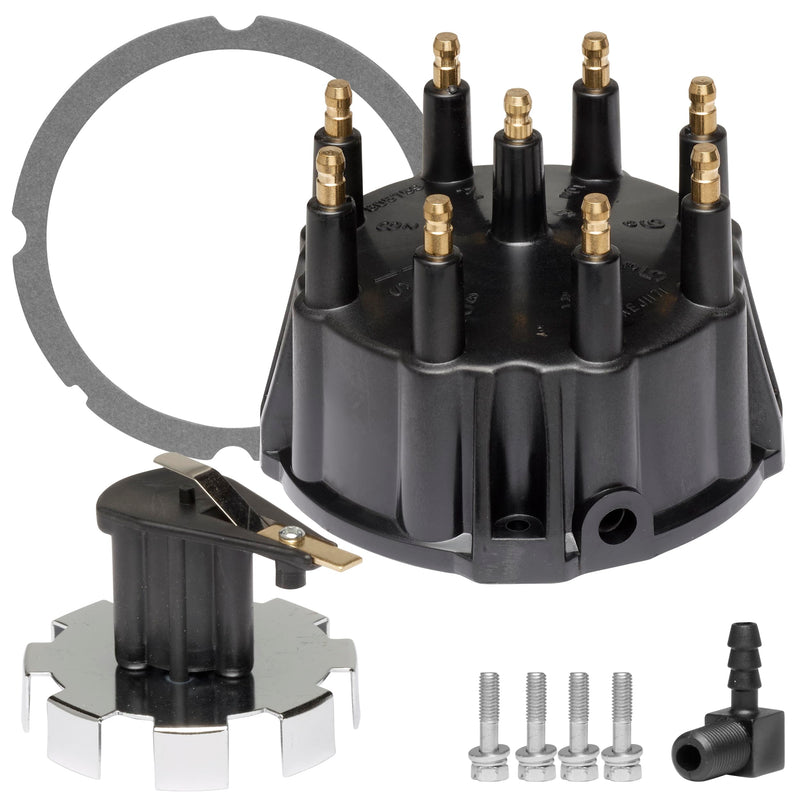THUNDERBOLT Distributor Cap and trigger wheel Rotor Kit with gasket and screws for Mercruiser 5.0, 5.7, 7.4, 8.2 5.0L 5.7L 7.4L 8.2L V8 engines 805759Q3, 805759T3 18-5935.