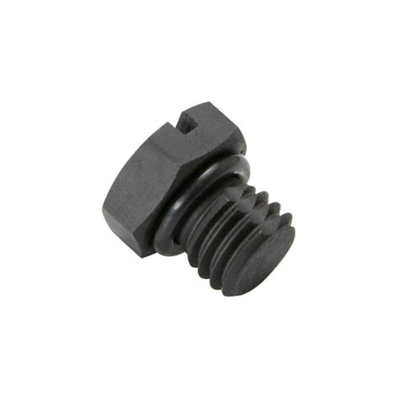 GlowShift Fuel Filter Bleeder Screw Compatible with Chevy GMC 6.6L Duramax 2001-2016 - Carbon Steel with Black Oxide Finish - Replaces Plastic Bleeder Screw
