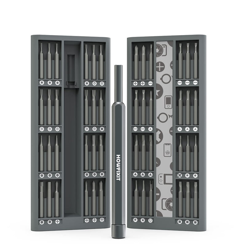 HowFixit PRO 48 Bit Precision Screwdriver Set for iPhone, Smartphone, MacBook, Laptop, Tablet, Camera, Switch, PS5, Xbox, Game Console & Controller Repair