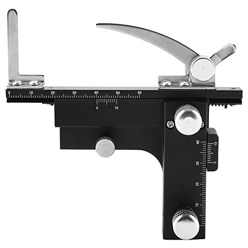 Microscope Accessories Movable Caliper Ruler Mechanical Stage X-Y Moveable Stage with Scale