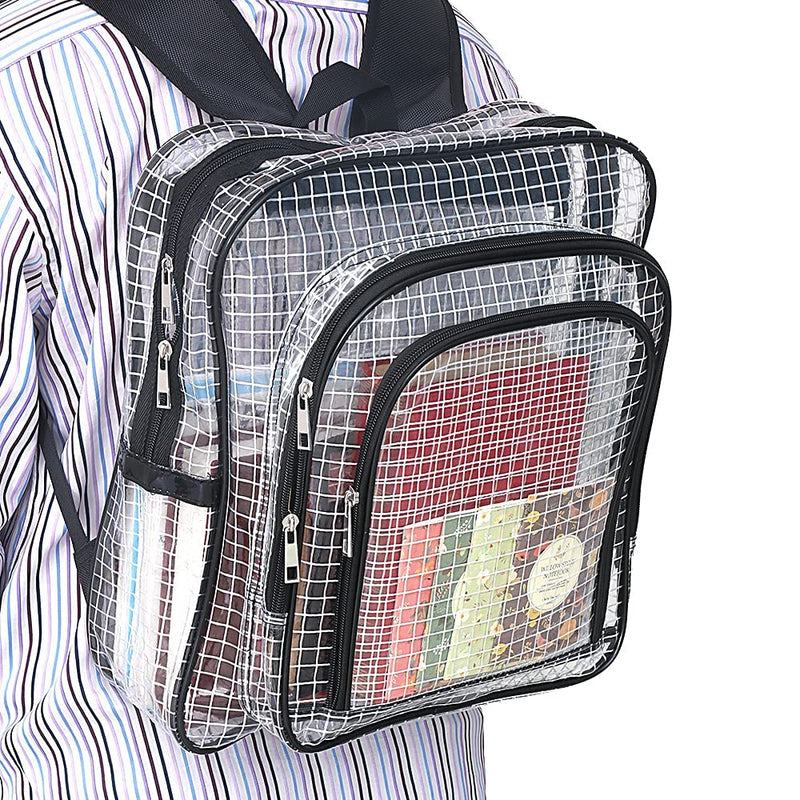 15.7 inch ESD anti-static clear pvc backpack,cleanroom engineer tool bag computer bag engineer put computer tool working in semiconductor cleanroooms 0ne pieces Black