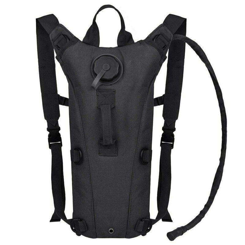 ATBP Tactical Water Hydration Pack Military 3L Water Bladder Carrier Backpack Leakproof for Running Jogging Cycling Hiking Black(3L)