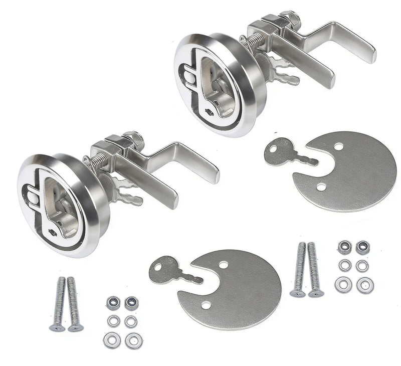 Thorn Marine Cam Latch Boat Hatch Stainless Steel Locking Style Locking-2 PCS