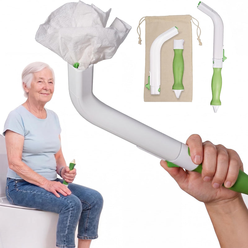 FreedomWand Multipurpose Toilet Wand - Reacher, Wiping Tool 14.5 Inch for Men and Women, Butt Wiper, Paper Extender, Seniors Reachers Grabbers, for Post Hip Back Shoulder Surgery & Disabled Elderly