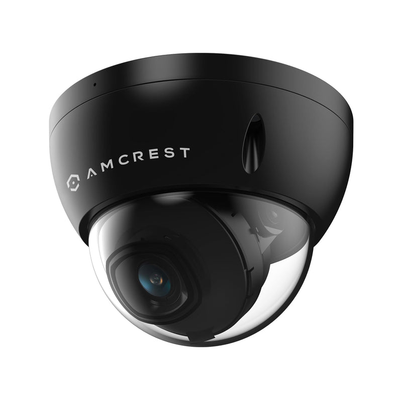 Amcrest UltraHD 4K (8MP) Dome POE IP Camera, 3840x2160, 98ft NightVision, 2.8mm Lens, IP67 Weatherproof, 125° FOV, 256GB MicroSD Recording, Black (IP8M-2493EB-AI-V3)