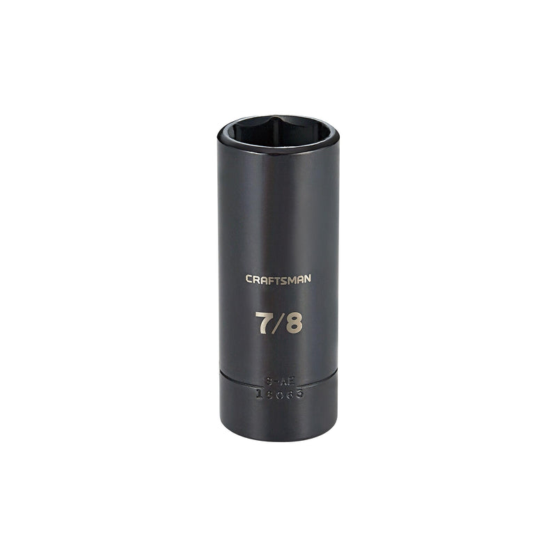 CRAFTSMAN Deep Impact Socket, SAE, 1/2-Inch Drive, 7/8-Inch (CMMT16063) 7/8"