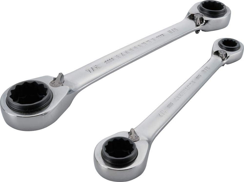 CRAFTSMAN Ratchet Wrench Set, SAE, 2Piece with Ratcheting Box End (CMMT12073) 5/16 x 3/8-in. and 7/16 x 1/2-in