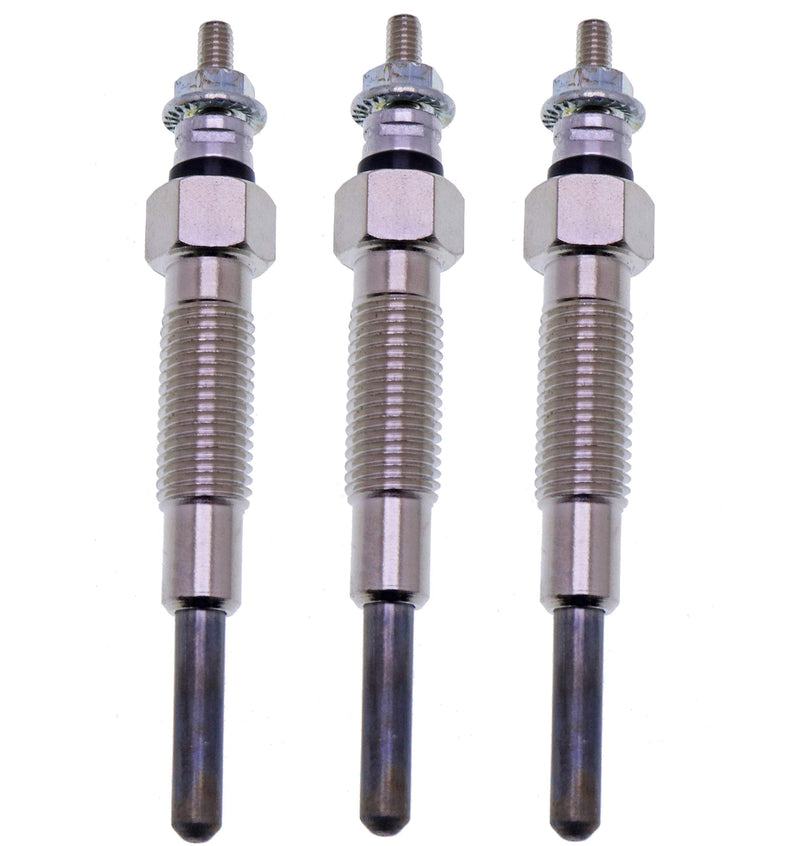 JEENDA 3PCS Glow Plug for Mahindra 2015 2216 2415 2516 2615 2816 3016 Max 24 HST Max 26 HST Max 25 HST