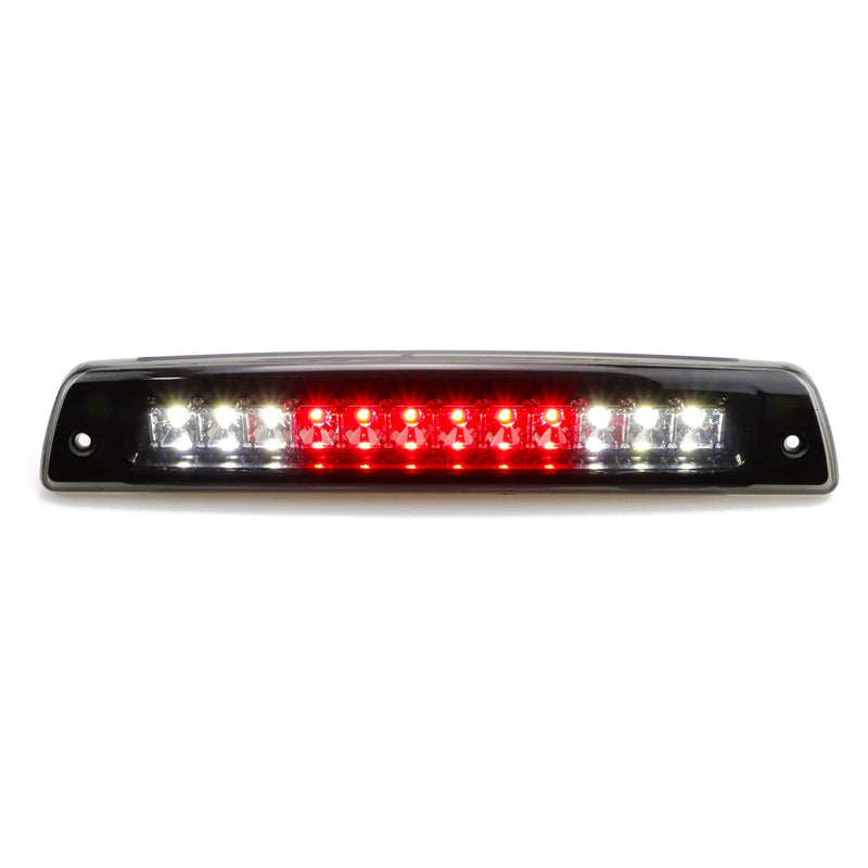 Tresound For 1994-2001 Dodge Ram 1500/2500/ 3500 Third 3rd LED Brake Light Cargo Lamp High Mount Brake Light Replacement (Black+ Smoke Lens) 1994-2001 Ram 1500/2500/3500 Black Housing Smoked Lens