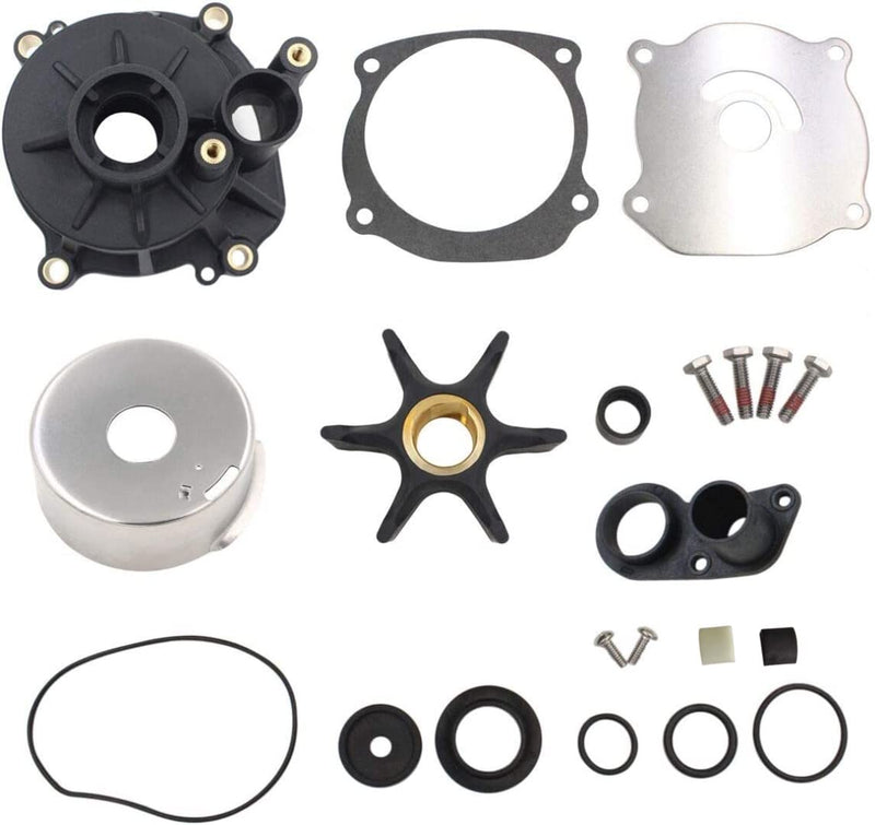Water Pump Repair Kit Replacement with Housing for Johnson Evinrude V4 V6 V8 85-300HP Outboard Motor Parts 5001594 For 85-300 HP