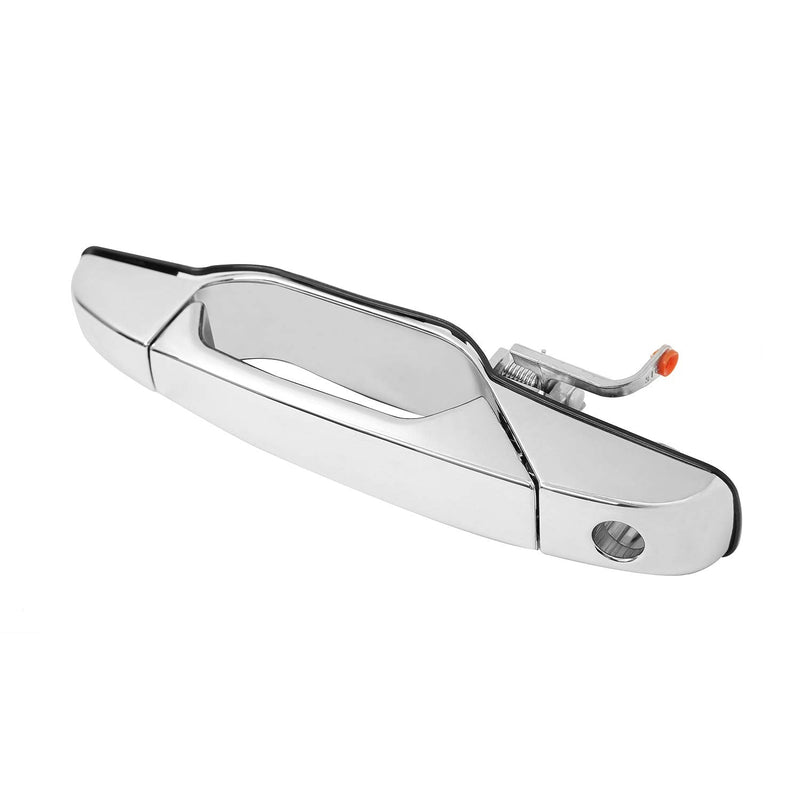 Exterior Chrome Door Handle Front Left Driver Side | Replacement for 2007-2013 Chevy Silverado Suburban Tahoe Avalanche GMC Sierra Yukon Cadillac Escalade | Replaces# 20828258, 22738721, 25960525