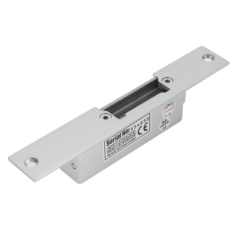 Bewinner Electric Locks, Door Access Control Electric Strike Lock NC/NO Cathode,Can Withstand 500Kg Thrust Shock,Electric Magnetic Lock for Wood Metal Door(NO Electric Strike)
