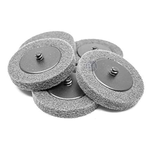 Benchmark Abrasives 3 Inch Sanding Discs Quick Change Silicon Carbide Surface Preparation Wheels, Polishing Wheel for Drill & Die Grinder Sanding Disc, Paint Stripper & Removal - (5 Pack)(Grey) Grey - Super Fine