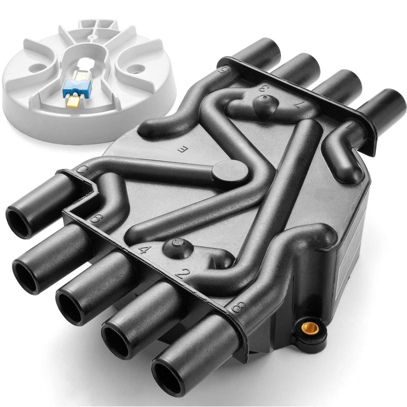 Distributor Cap and Rotor Kit Brass Terminals For Chevy GMC Vortec V8 5.0L & 5.7L DR474/ DR331 Trucks V8 Cap