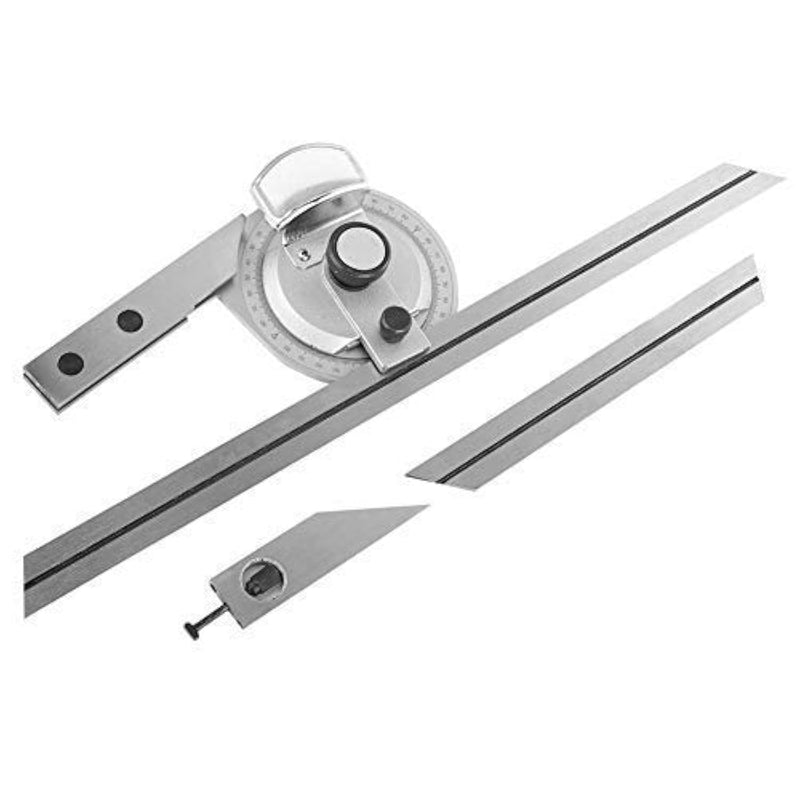 360 Degree Universal Bevel Protractor Angle Finder with Magnifying Glass for Internal And External Angle Measurement