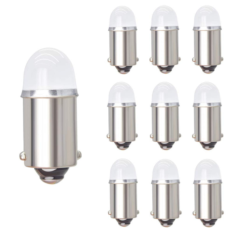 Yoper BA9S 53 57 1895 64111 LED Light Bulb for Car 12V White White Color
