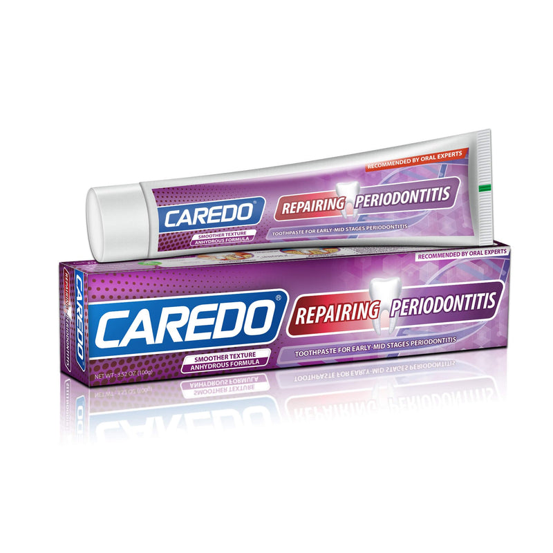 CAREDO Gum Toothpaste for Periodontitis, Gum Repair for Receding Gums, Gum Disease & Gingivitis Treatment, Periodontal Disease Treatment for Gum Health, Gum Disease Repair Bad Breath Toothpaste 3.52OZ 3.52 Ounce (Pack of 1)