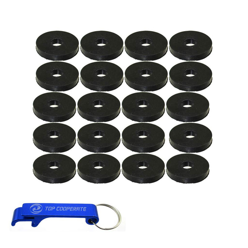 TC-Motor 20x Rubber Seat Strut Mount Grommet Vibration Puck For Go Kart Racing Bumper Bushing Cart Body Kit