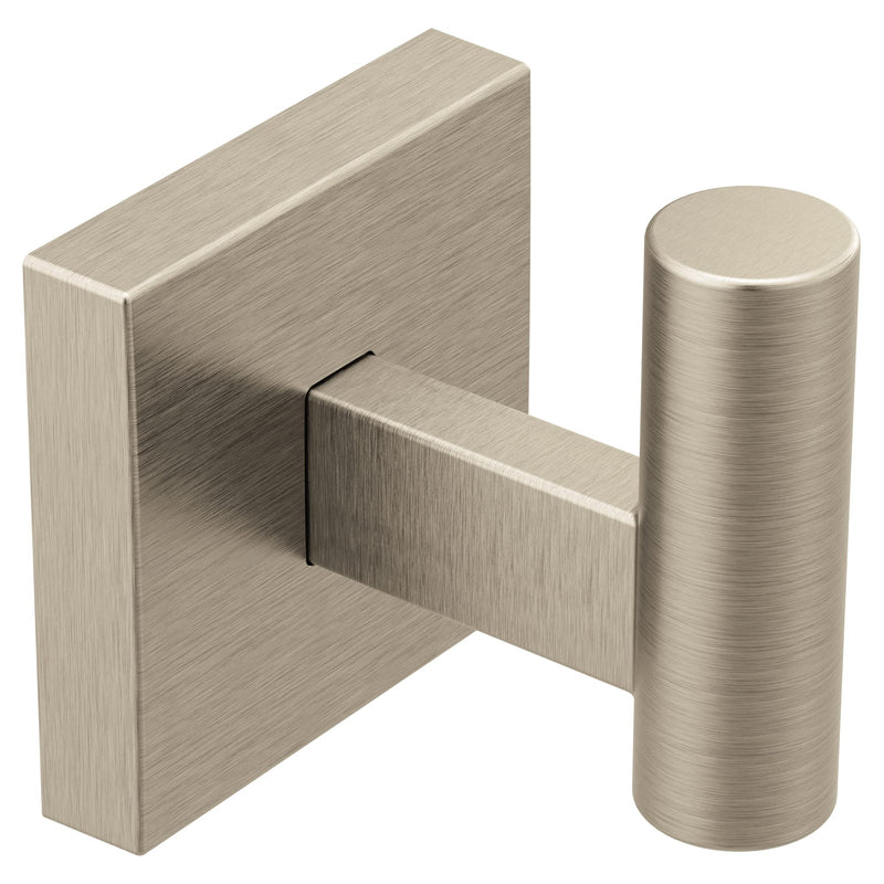 Moen Triva Brushed Nickel Single Robe Hook, BP1803BN