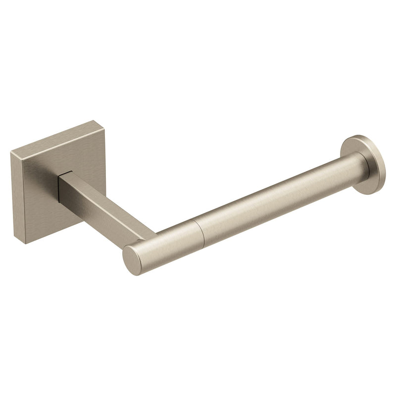 Moen Triva Brushed Nickel Single-Post Toilet Paper Holder, BP1808BN (Pack of 1)