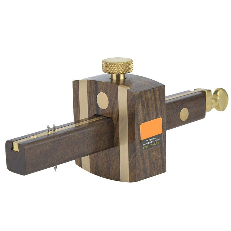 Marhynchus Cutting Gauge Woodworking Project Kits Marking Tools Mark Scraper Scribers Ebony+Pure Copper 8 inch Line Drawing Measuring Tools Scribing Gauge