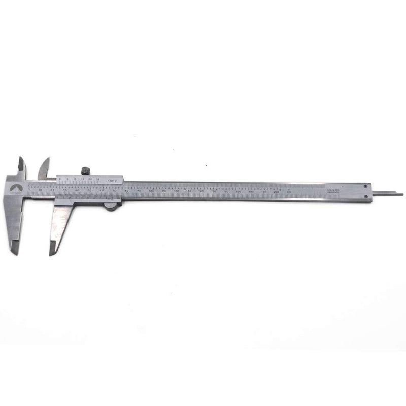 Professional Caliper Vernier Caliper Stainless Steel Hardened Chromeplated Inch/Metric 0-8"/200mmx0.001/0.02mm
