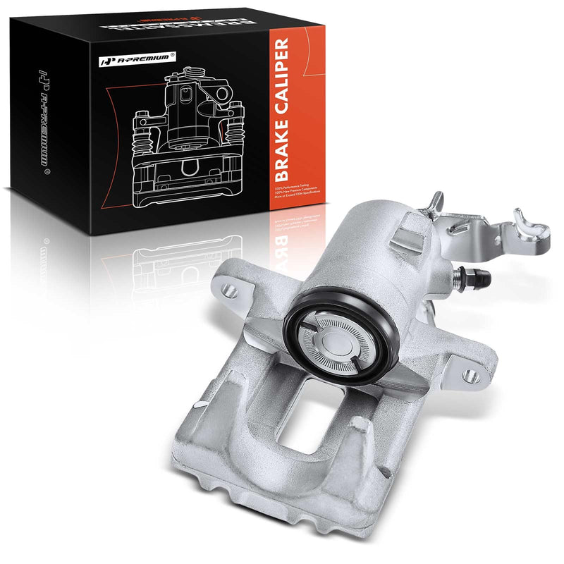 A-Premium Disc Brake Caliper Assembly without Bracket Compatible with Volkswagen and Audi Models - A3 2010-2013, Jetta 2012-2015, Golf 2011, Beetle 2014-2015, Eos 2011-2015 - Rear Right Passenger Side Rear Passenger