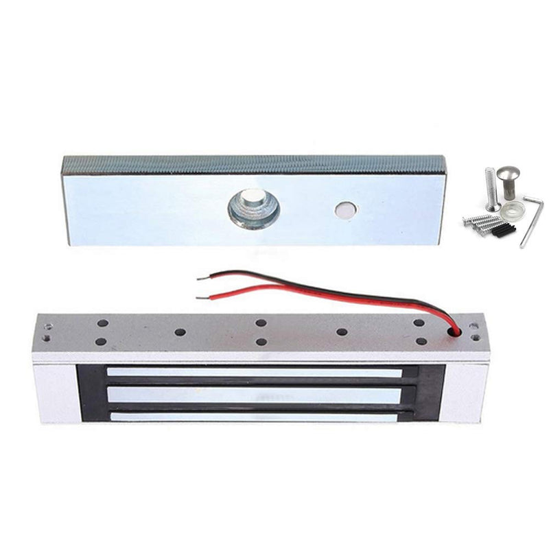 350Lbs(180KG) Holding Force Electromagnet Magnetic Electric Lock 12V Singe Door