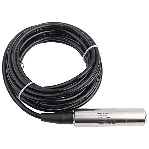 Water Level Sensor TL231 Input Liquid Level Transmitter Sensor for Tank 0-5m Range Depth, DC24V 4-20mA