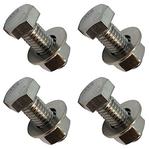 1/4" - 20 x 2.5. 304-STAINLESS Steel Bolts, Nuts & WASHERS - 18-8 HEX Head Bolt - 304 Grade. General Purpose (10) Bolts + (10) Nuts + (10) Washers