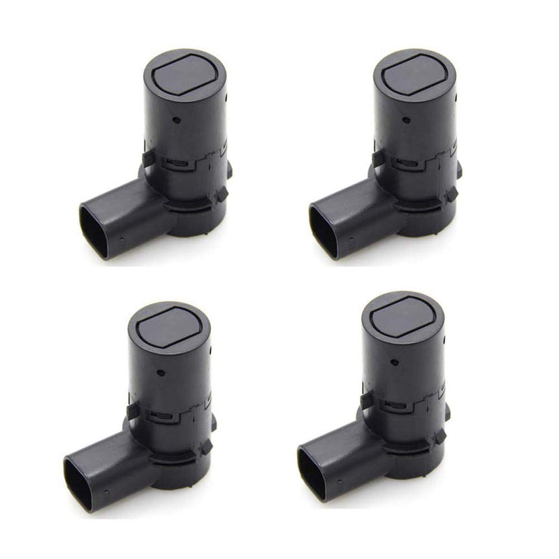  [AUSTRALIA] - 4 Pack Backup Rear Parking Aid Assist Sensor Compatible with Ford F150 F250 F350 E-150 E-250 Escape Explorer Lincoln Mercury Mariner Mountaineer - Replace# 684-029 3F2Z15K859BA 4F2315K859AA T36006 black