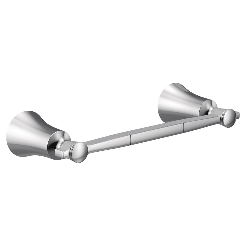 Moen YB0386CH Flara 9-Inch Single Hand -Towel Bar, Chrome