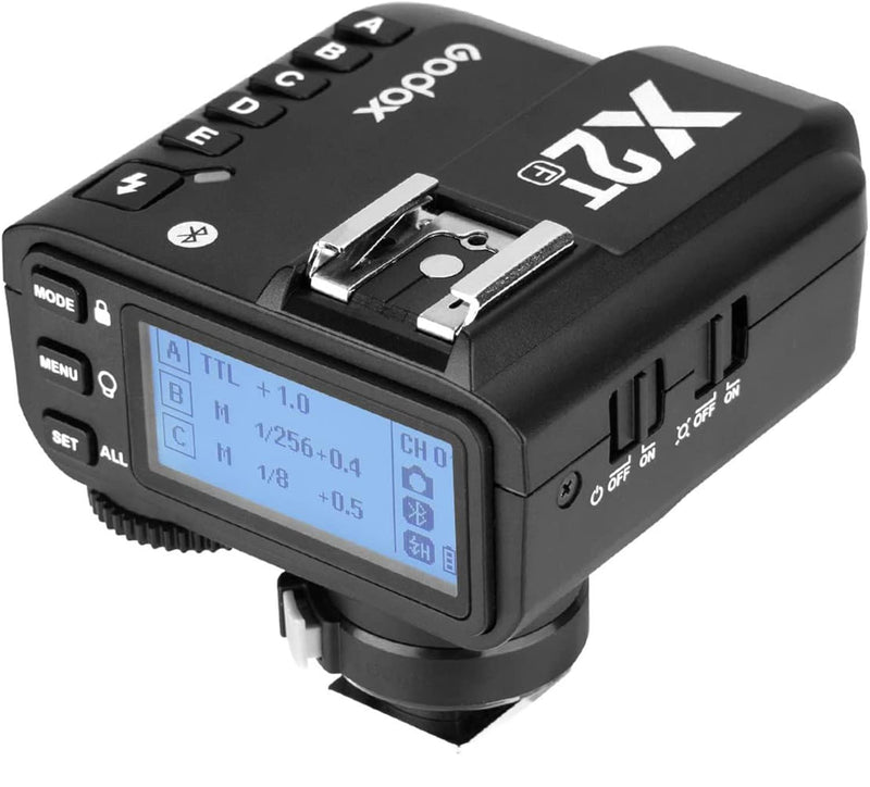 Godox X2T-F 2.4G TTL Wireless Flash Trigger for Fujifilm X-Pro2 X-T3 X100F | 5 Dedicated Group Button, Support 1 8000s HSS Function