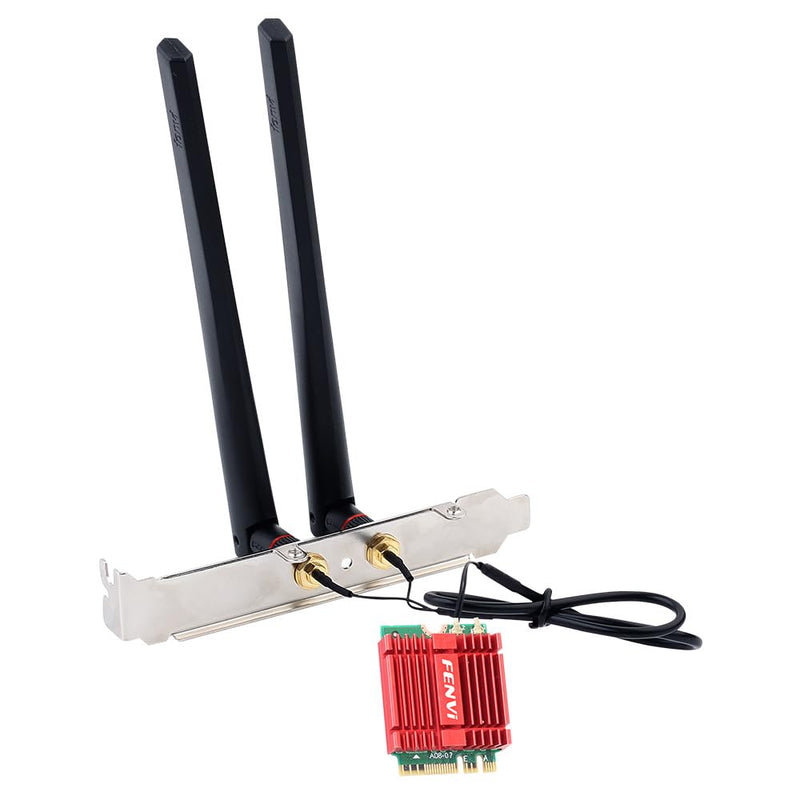 FENVI WiFi 6E AX210NGW WiFi Card WiFi 6E M.2 2230 NGFF Desktop Kit Wireless Network Adapter With Intel AX210 Tri-Band 6GHz 802.11ax 5400Mbps MU-MIMO,WPA3,Bluetooth 5.3,WiFi6 Wlan Support Windows 11/10
