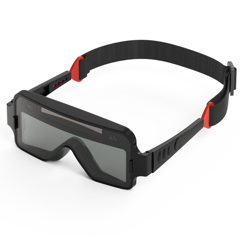 YESWELDER True Color Solar Powered Auto Darkening Welding Goggles, 2 Sensors Welder Glasses for TIG MIG MMA Plasma Lyg-y200l