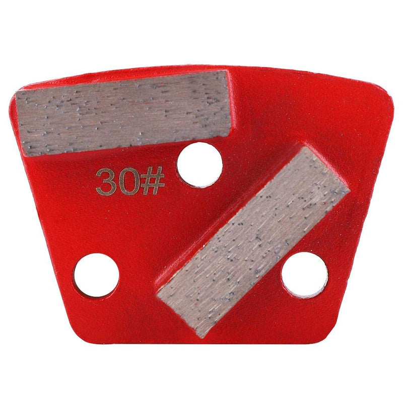 3PCS Trapezoid Grinding Disc, Floor Grinding Pad Concrete Grinding Disc #30 Grit Trapezoid Metal Scraper for Grinder Floor Concrete (3)