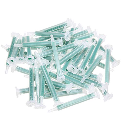 Epoxy Mixing NozzleTip Static Mix Tube Adhesive Cartridges Tips for 1.7oz 21 Pcs 3.3inch length