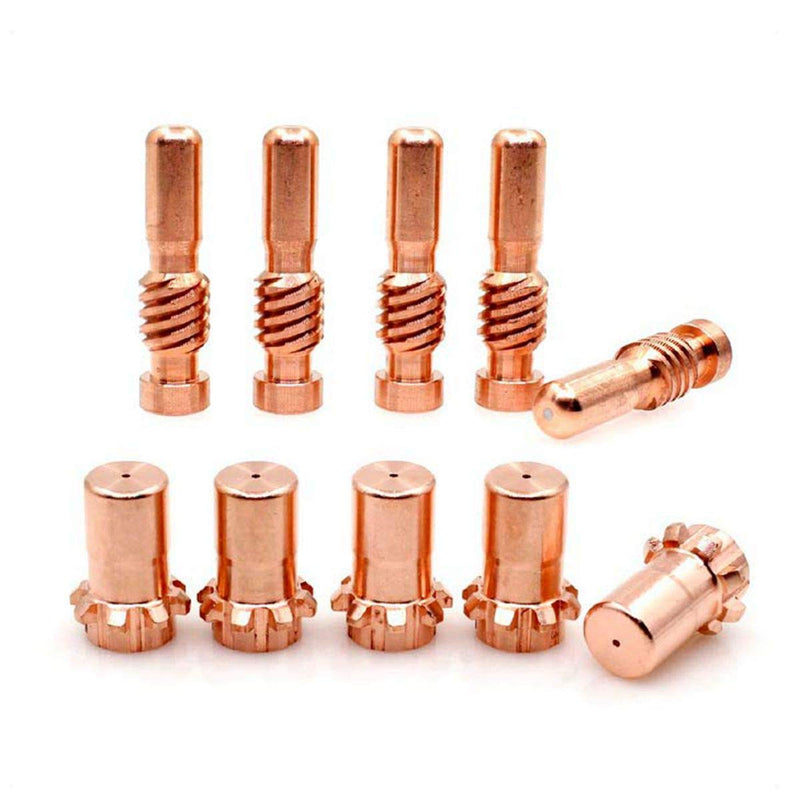 10PCS KP2062-1B1 Nozzle Tip KP2063-1B1 Fit Lincoln Electric PRO-Cut 25 PCT20/80 Plasma Torch Replacement Parts 10pcs