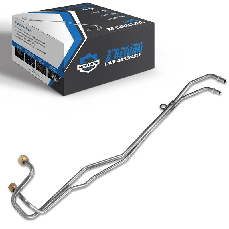Diesel Fuel Supply & Return Line Assembly For 98-03 Ford 7.3L Replaces OE# F81Z-9J338-NA (3381-OE)
