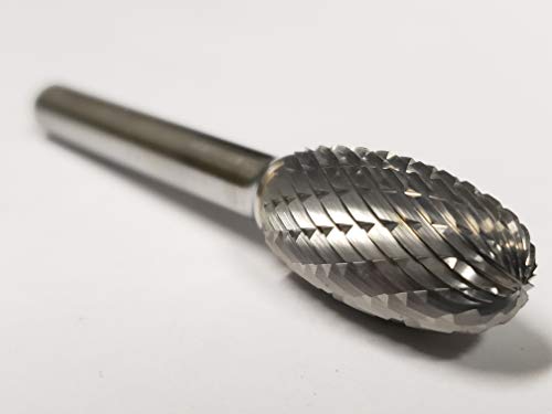 HHIP 3000-0135 SE-5 Egg Shape Double-Cut Carbide Burr