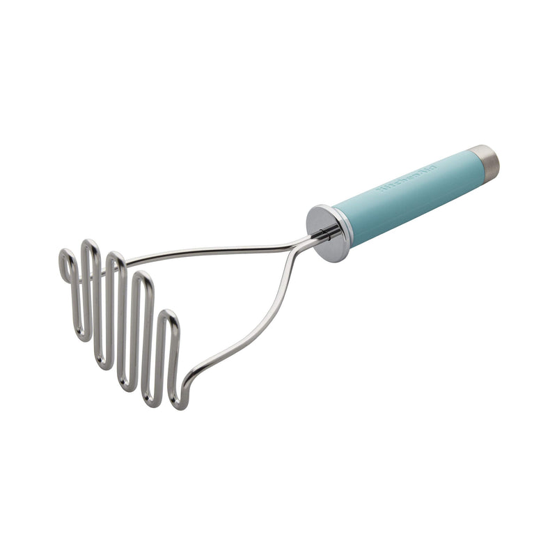 KitchenAid Gourmet Stainless Steel Wire Masher, 10.24-Inch, Aqua Sky One Size