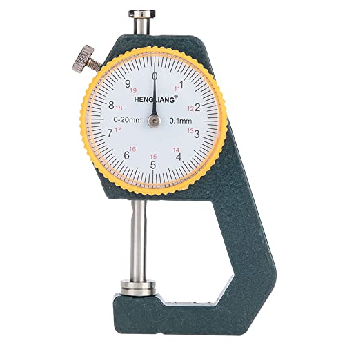 Measuring Gauge,0-20mm 0.1mm Precision Pearl Thickness Bead Diameter Flat Head Pointer Instruments Portable Gauge Calipers for Jewelry Crafts Makers