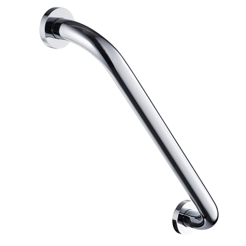 Shower Arms Grab bar for Bathroom Anti-Slip Safety Handrail Wall Grip Handle for Bathtub Toilet Slide Bars Brass Chrome Polished (12 INCH) 12 INCN
