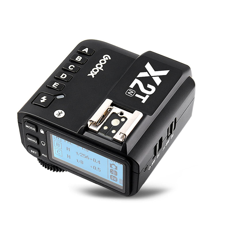 Godox X2T-N TTL Wireless Flash Trigger with Bluetooth for Nikon Camera,2.4G HSS 1/8000s,5 Separate Group Buttons &Quick Lock Hot-Shoe &LCD Display