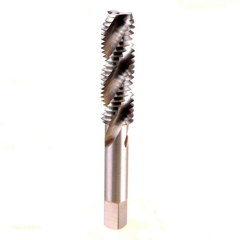 MaxTool 1/2-13 Spiral Flute Taps HSS M2 Thread Taps 13 TPI FULLY GROUND RIGHT HAND; SFF02W02R32