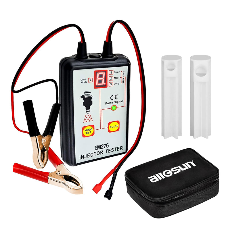 EM276SET Fuel Injector Tester & Adapter DIY Cleaning Tool Kit Set (Fuel Injector Tester + Adapter) Fuel System Cleaner Gasoline Engines Fuel Injector Tester + Adapter