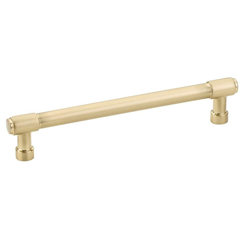 Emtek Jasper Pull Available in 7 Sizes in 6 Finishes - 86689US4 - (Center to Center 6", Satin Brass - US4)