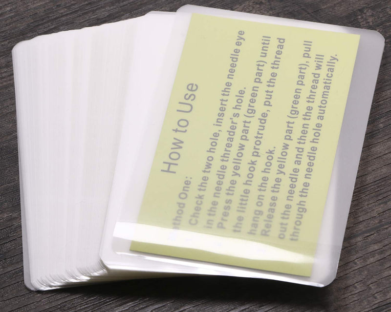 2.5x3.7-Inches Transparent Universal Thermal Laminating Sheets Pouches Premium Films for Laminator Machine - Photo Paper Files Card Picture Safe for Office 100Pcs